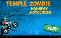 Temple Zombie Highway Motocros Screen Shot 3