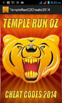 Temple Run OZ Cheat Codes 2014 Screen Shot 1