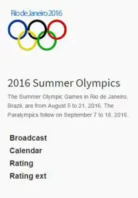 2016 Summer Olympics Screen Shot 2