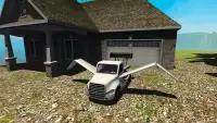 Flying Car Free: Truck Pilot Screen Shot 4
