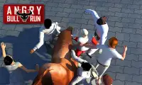 Angry Bull Run 3D simulator Screen Shot 0
