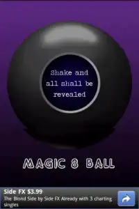 Magic 8 Ball Screen Shot 0
