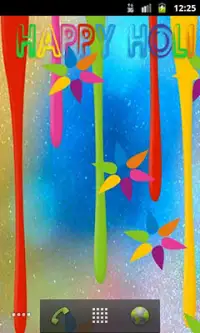 Happy Holi Live Wallpaper Screen Shot 1