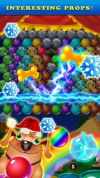 Fun Dog Bubble Shooter Games Screen Shot 2
