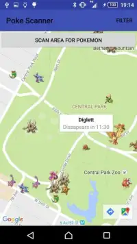 Poké Scanner-Radar for Pokémon Screen Shot 2