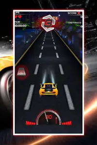 Speed City Night Car 3D Screen Shot 1