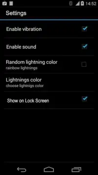 Lightning Phone Screen Prank Screen Shot 1