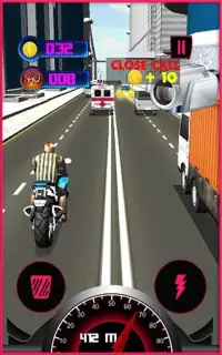 Rush Traffic Moto Racer Screen Shot 7