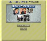 My Top 5 Profile Viewers Screen Shot 0
