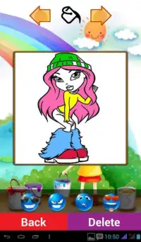 Kids Coloring GIRLS Screen Shot 0