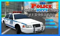 Polisi tugas Driver Simulator Screen Shot 2