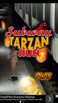 Subway Tarzan Run Screen Shot 0