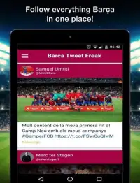 Tweet Freak for FC Barcelona Screen Shot 4