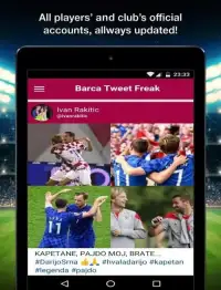 Tweet Freak for FC Barcelona Screen Shot 3