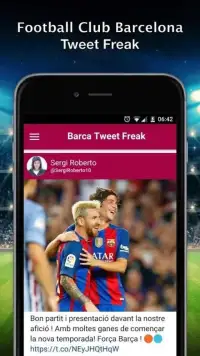 Tweet Freak for FC Barcelona Screen Shot 8