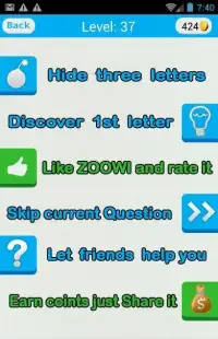 ZOOWI - Animal Quiz Screen Shot 0