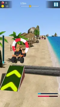 Crazy Beach Stunt Moto Screen Shot 3