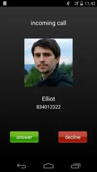 फर्जी कॉल - Fake Call Screen Shot 1