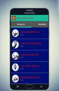 Gym Guide Trainer Screen Shot 2