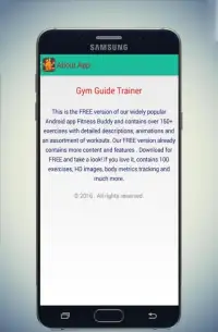 Gym Guide Trainer Screen Shot 2