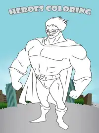 Heroes Coloring Pages for Kids Screen Shot 1