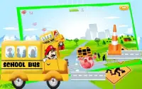 Mario and School Bus Screen Shot 3