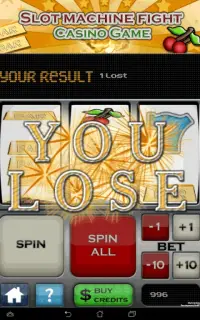Slot Machine Fight - Free Edition Screen Shot 0