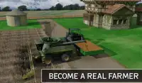 Farm Combine Tractor Simulator Screen Shot 0