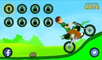 Ben Motorcycle Hill Climb Game Screen Shot 1