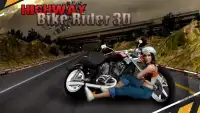 Highway Bike Rider 3D Screen Shot 5