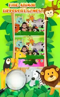 Find Animal Different Games Screen Shot 2
