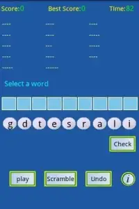 Word Scrambler Screen Shot 2