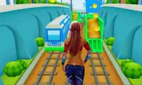 Subway Run Train Game Screen Shot 2