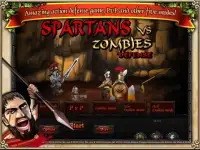 Spartans vs Zombies defense HD Screen Shot 0