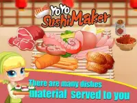 YoYo SuShi Shop-Cooking Sushi Screen Shot 0