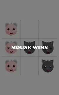 Tic Tac Toe - Mouse vs Cat Screen Shot 1