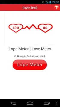 love calculator test meter Screen Shot 0