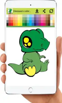 Dinosaurs color game for baby Screen Shot 8