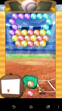 bisbol bubble shooter Screen Shot 0