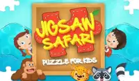 Jigsaw Safari Puzzle For Kids Screen Shot 1