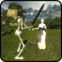 Skeleton Knight Simulation 3D