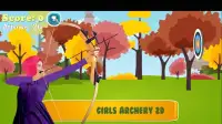 Girls archery 2D Screen Shot 0