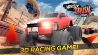 Monster Trucks Free Funny Race Screen Shot 2