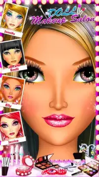 Doll Makeup Salon : Girls Game Screen Shot 2