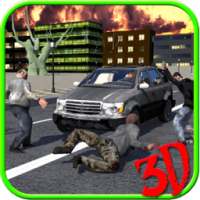 Car Driving Zombie Shooter 3d