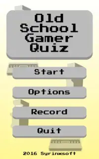 Old School Gamer Quiz Screen Shot 5