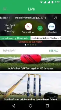 IPL Season 9 - Live Score Screen Shot 11