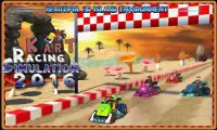 Kart Racing Simulation 3D 2016 Screen Shot 10