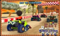 Kart Racing Simulation 3D 2016 Screen Shot 11