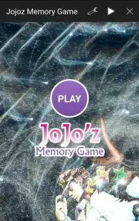 Jojo'z Memory Game Screen Shot 0